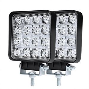ไฟสปอร์ตไลท์ LED 4 นิ้ว 48W รุ่นใหม่ 12V แสงสปอต สำหรับรถออฟโรด วานเกิล เชอโรกี เรือ รถพ่วง 4x4 SUV - Product Image 2