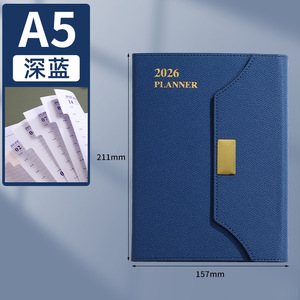 Agenda y Calendario Español Personalizado A5 2026 - Cuaderno Diario de 365 Días, Agenda en Inglés, Caja de Regalo Incluida - Product Image 5