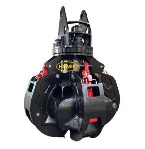 Homie ตะแกรงเหล็กหมุนได้360เครื่องขูดเศษเหล็กแบบหมุนหัวจับเปลือกส้มไฮดรอลิกสำหรับรถขุด5-35ton - Product Image 1