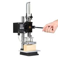 Machine manuelle de marquage sur bois pour meubles et jouets, presse à estampage à chaud et à gaufrage, imprimante multifonction pour logos en cuir