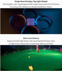 Kit caméra/VTX Walksnail Avatar HD 1080P 170 FOV Faible latence DVR intégré Portée 4KM pour Avatar FatShark HD Dominator - Product Image 5