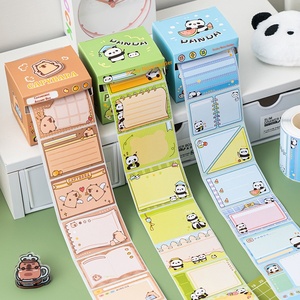 Pull-out Cartoon <b>Note</b> Box Creative <b>Sticky</b> <b>Notes</b>, High Aesthetic Full Adhesive Correction Memo Stickers for School Office Daily U - Product Image 4