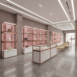 New Design Clothing <b>Display</b> <b>Cabinets</b> & Shelving Units | Custom Apparel Showcase Fixtures for Fashion Retail Stores and Boutiques - Product Image 2
