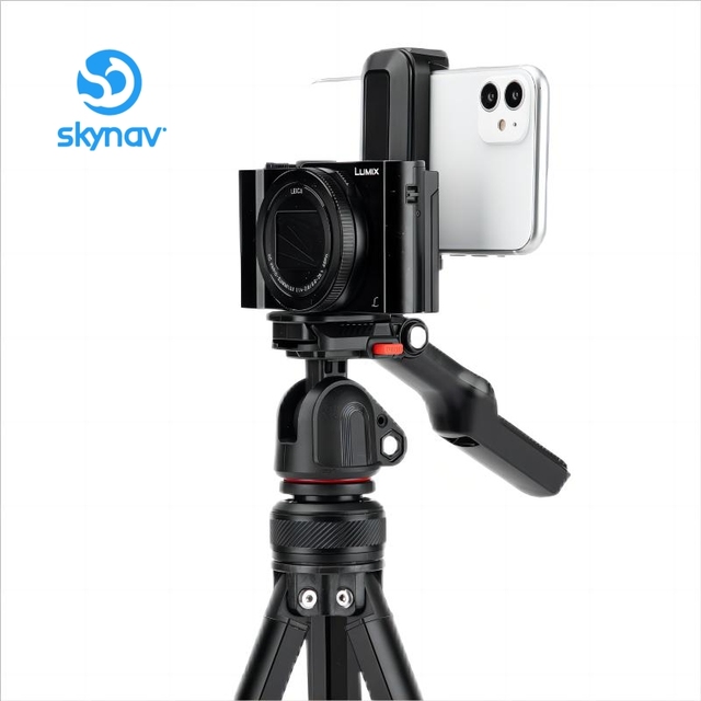 High Quality Goocong Model 04 Smartphone Tripod for Cameras with Clip and 2 in 1 Detachable Ball Head Phone Holder