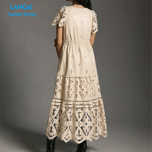 I produttori di <span class=keywords><strong>abbigliamento</strong></span> hanno personalizzato abiti firmati da donna abiti estivi di alta qualità alla moda - Product Image 4