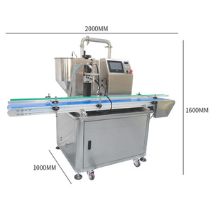 Pompe à lobes automatique Pâte Crème Sauce Ketchup Confiture Beurre d'arachide Miel Yaourt Shampooing Remplissage <span class=keywords><strong>de</strong></span> bouteilles d'eau Dosage Machine Remplissage - Product Image 6