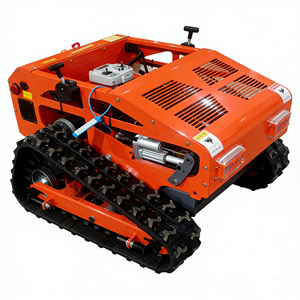 Tondeuse à gazon robotisée à chenilles à rayon de braquage nul, multifonctionnelle, sans fil, autopropulsée, pour couper les mauvaises herbes et l'herbe - Product Image 3