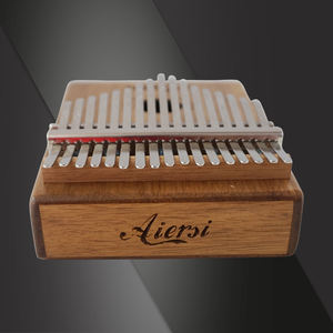 Kalimba Marca Aiersi Hecha en China, Kalimba Koa de 17 Teclas, Piano de Pulgar, Instrumentos Musicales con Libro, Martillo y Bolsa - Product Image 6