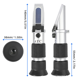 Refratômetro Portátil 58-90Brix para Mel, Refratômetro Baume, Medidor de Açúcar, Refratômetro de Medição - Product Image 3