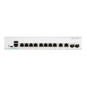 Commutateur réseau administrable d'entreprise C1300-8P-E-2G Catalyst1300 Series 8x Gigabit PoE+ 2x SFP Ethernet, capacité 68 Gbit/s - Empilable - Product Image 3