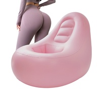 Canapé gonflable en PVC pliable, minimaliste, écologique, personnalisable, de haute qualité, pour une personne, idéal pour le cinéma ou comme mobilier de maison – Vente en gros