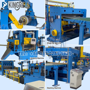 Machine de découpe transversale et de nivellement entièrement automatique <span class=keywords><strong>pour</strong></span> bobines d'aluminium et d'acier, ligne de redressement et de découpe de tôles métalliques, fournisseur - Product Image 4