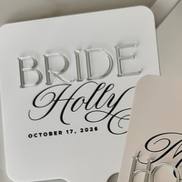 Miroir à main en acrylique personnalisé, unique et exclusif, pour cils, décoration de chambre, miroir cosmétique, cadeau de mariage, miroir de douche nuptiale