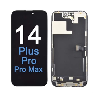 شاشة لمس OLED ناعمة أصلية OEM 14 بوصة مع لوحة رقمية متوافقة 100٪ مع 14/14 برو/14 برو ماكس، 6.1/6.7/5.8 بوصة، 300 شمعة/م²، ضمان لمدة سنة - Product Image 1