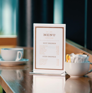 Thẳng đứng <span class=keywords><strong>acrylic</strong></span> đơn chủ đứng cho A4 A5 - Product Image 5