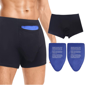 Inserts de sous-vêtements réutilisables avec logo personnalisé, respirants, certifiés CE, pour packs de glace post-vasectomie, ajustement personnalisé, pour le soulagement de la douleur et la récupération post-vasectomie - Product Image 1