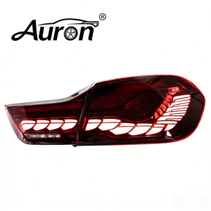 Nueva Luz Trasera LED AURON Transparente Retrofit 6000K 6000 Lúmenes F32/F82/F33/F83/F36 Serie 4 M4 con Efecto Escama de Dragón, Luz de Freno y Direccional 12V - Product Image 4
