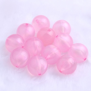 Cuentas <span class=keywords><strong>de</strong></span> 20mm <span class=keywords><strong>de</strong></span> colores para collar <span class=keywords><strong>de</strong></span> joyería para niños, <span class=keywords><strong>abalorios</strong></span> acrílicos redondos <span class=keywords><strong>de</strong></span> purpurina, novedad, venta al por mayor - Product Image 5