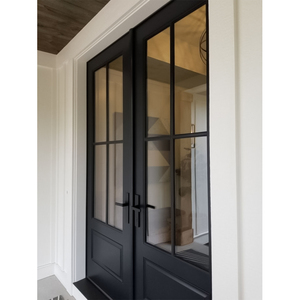 Portes d'entrée <span class=keywords><strong>avant</strong></span> en acier trempé de sécurité de haute qualité Portes en lron forgé <span class=keywords><strong>antirouille</strong></span> pour maisons Porte de jardin - Product Image 4