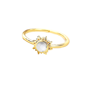 Genuine Rainbow Moonstone <b>925</b> Sterling <b>Silver</b> Minimalist Dainty <b>Rings</b> For Women Best Quality Cabochon Bezel Sett For Women Wear - Product Image 1