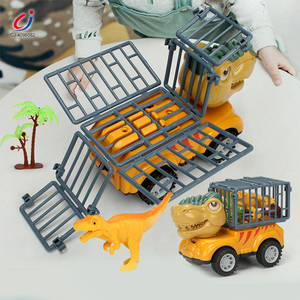 Camion télécommandé Chengji <span class=keywords><strong>Drift</strong></span> Car RC avec éclairage, 4 canaux, jouet véhicule dinosaure en forme d'œuf, camion de transport à inertie pour enfants - Product Image 2
