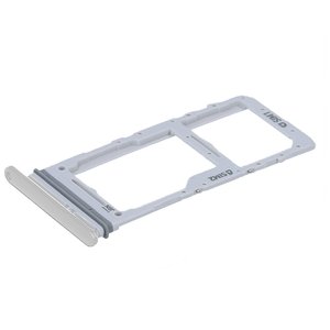 Vassoio per schede SIM e Micro SD Samsung per Galaxy S20 Plus G985F Bianco - Product Image 1