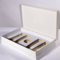 Boîte magnétique haut de gamme personnalisée, doublée d'éponge, certifiée ISO9001, adaptée pour l'emballage de cosmétiques et de sérums de soin de la peau, boîte cadeau