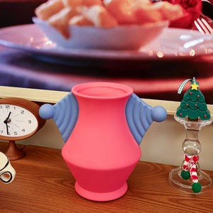 Jarrón de cerámica rojo y azul creativo de Navidad MSH, decoración de lujo de gama alta <span class=keywords><strong>para</strong></span> <span class=keywords><strong>oficina</strong></span> - Product Image 4