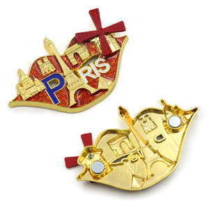 Venta al por mayor personalizado Turquía Capadocia ciudad personalizada 3D Aleación <span class=keywords><strong>de</strong></span> zinc metal recuerdo nevera imán - Product Image 6