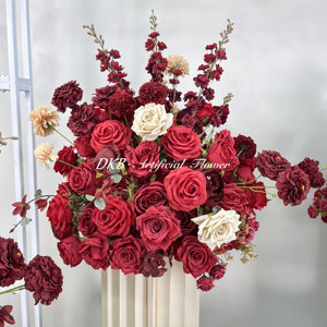 แผงดอกไม้สำหรับตกแต่งงานแต่งงานขนาดเล็กดีไซน์ใหม่ของโรงงานฉากหลังของตกแต่งงานแต่งงาน - Product Image 4