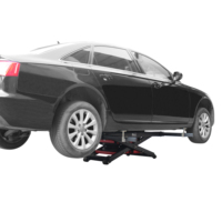 Lève-voiture à ciseaux mobile à double coussin d'air LEE-DING LD-J01051, capacité de 2,5 tonnes, avec garantie de 12 mois, hauteur de levage de 685 mm