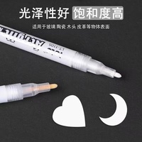 Stylos de peinture à base d'eau, marqueurs de peinture Extra-fins, marqueurs de couleur acryliques, ensemble de stylos