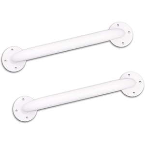 Bathroom <b>Grab</b> <b>Bar</b> 30 cm (x2 pcs), Bathroom Safety Handle, Bathroom Support <b>Bar</b> White PEPE P30006 - Product Image 1