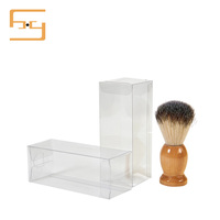Boîtes en plastique transparentes rigides pour l'emballage d'expédition avec impression de logo personnalisé, emballage en PVC transparent pour gâteaux, aliments, jouets, cadeaux