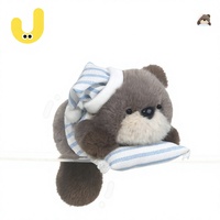 Peluche Otter Mignonne et Adorable, Coussin Doux pour le Sommeil - Cadeau d'Anniversaire Idéal pour Tous les Âges 14+ (11-30cm)