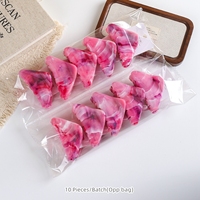 MUJU D394 Pinces à cheveux triangulaires motif marbre 8,5 cm 30g Pinces requin triangulaires texture coquillage Prêt à la vente MOQ