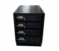 Boîte à outils de rangement, plaque Plate en Aluminium, 9 pièces, compartiments de tiroir avec insertion de camion Ute pour voiture