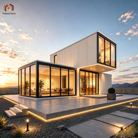 Maison préfabriquée de luxe, maison modulaire élégante prête à l'emploi avec toilettes pour projets de camping, d'appartements et d'hôtels