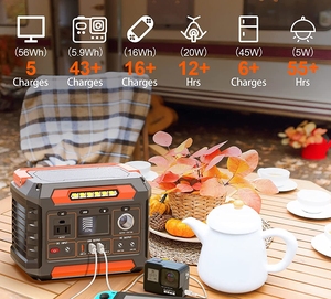 Outdoor <b>Solar</b> <b>Generator</b> Power Banks Mobile Charging 2000W <b>Solar</b> Portable Power Station 1000W 600W 500W 300W CR-A3B Power Station - Product Image 6