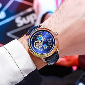 นาฬิกาสแตนเลสผู้ชายแบบอัตโนมัติตัวเรือนสีโรสโกลด์ - Product Image 5