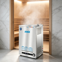 Générateur de vapeur commercial au gaz JOWIN 80KW 230V triphasé personnalisé en acier inoxydable 304 pour hammam de villa à faible bruit