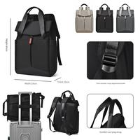 Sac à dos pour ordinateur portable en polyester Oxford imperméable et antivol de haute qualité, capacité 20-35L, résistant à l'usure, pour étudiants et employés de bureau