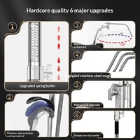 Support de lampe photographique Magic Leg à 3 pieds, cadre en forme de C de 3,3 m, bras croisé en acier inoxydable de 40 pouces, cadre de lampe flash