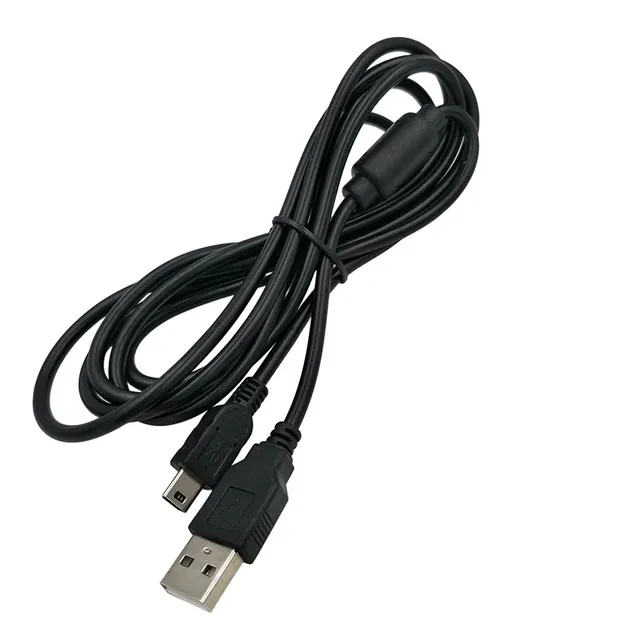USB Cable for PS3 Game Console Data Cable with Magnetic Circle for Sony Playstation 3 Game Pad Charging and Power Supply