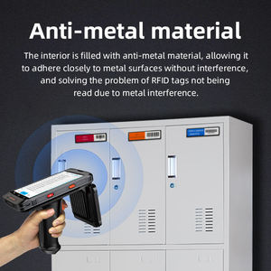 XunFei a lungo raggio Anti metallo autoadesivo <span class=keywords><strong>PET</strong></span> + schiuma UHF/NFC RFID Tag impermeabile per la gestione di libreria/File/magazzino - Product Image 5