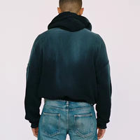 Vente en gros de sweats à capuche vintage pour hommes, en coton lourd, en molleton français, imprimé 3D, effet délavé, surdimensionné, avec imprimé tie-dye