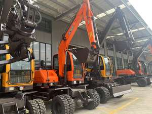 मल्टी-फंक्शनल चार पहिया गन्ना हार्वेस्टर ने बाल्टी खुदाई वाला क्रेन गन्ना लोडर - Product Image 6