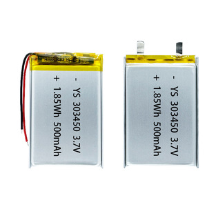 แบตเตอรี่ลิเธียมโพลิเมอร์ YS 303450 500mAh 3.7V สำหรับไฟฉาย เครื่องมือฟอกสีฟัน หูฟังบลูทูธ - Product Image 1