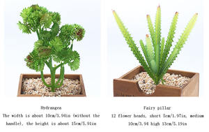 Plantes artificielles succulentes, non en pot, fausses fleurs, pour la décoration de la maison et du bureau, prix d'usine, - Product Image 5