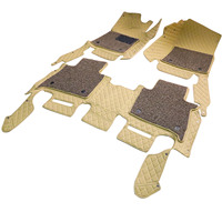 Accessoires de voiture en cuir PVC, 4 pièces, décoratifs OEM, Logo personnalisé, tapis de voiture pour BMW